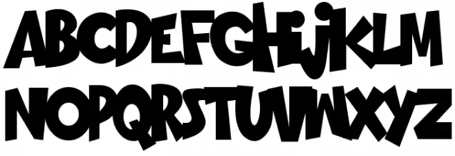 GOING MERRY फ़ॉन्ट लोअरकेस