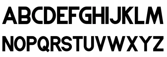 GOLDBERG フォント 大文字