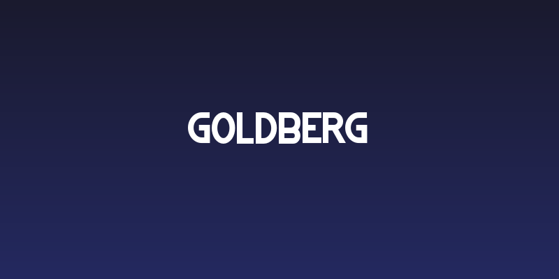 GOLDBERG Social Header