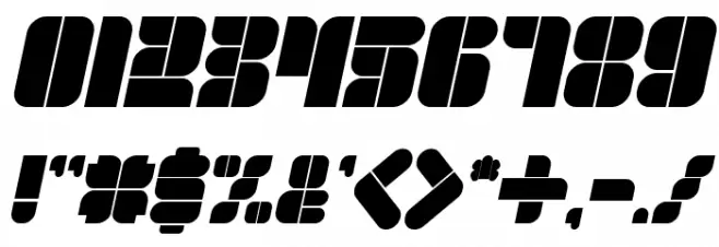 GOLDEN BAR Bold Italic Font OTHER CHARS