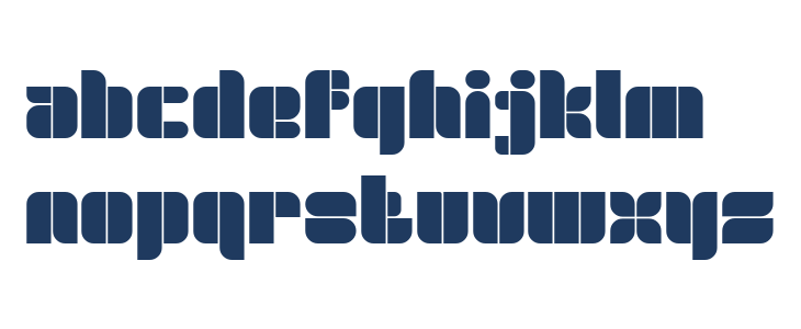 GOLDEN BAR Bold Lowercase
