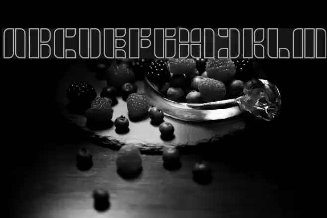 GOLDEN BAR-Hollow Font examples