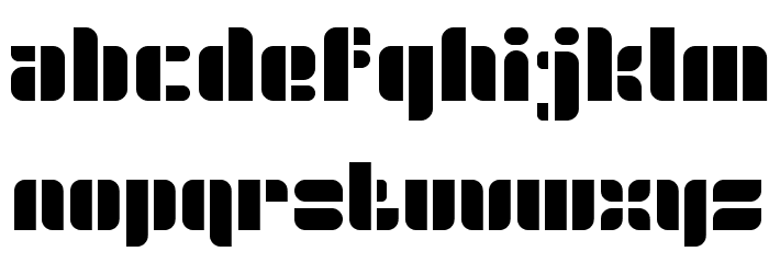 GOLDEN BAR-Light Font LOWERCASE