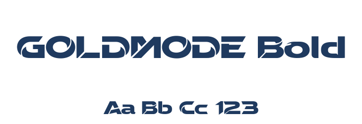 GOLDMODE Bold Font Preview