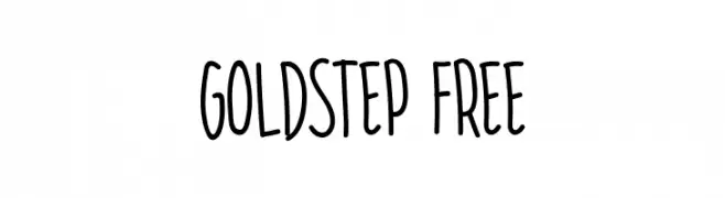 GOLDSTEP FREE Font