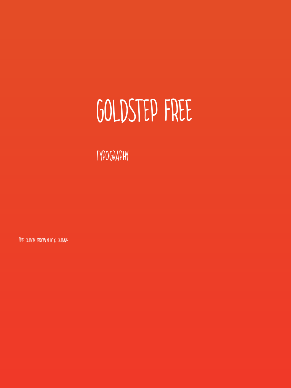 GOLDSTEP FREE Poster
