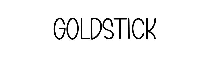 GOLDSTICK  Fuentes Gratis Descargar