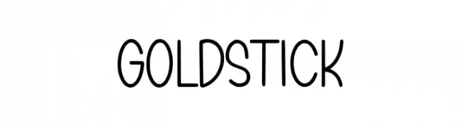 GOLDSTICK  Fuentes Gratis Descargar