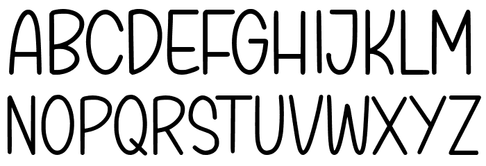 GOLDSTICK Font LOWERCASE