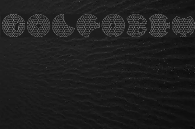 GOLFABET Font examples