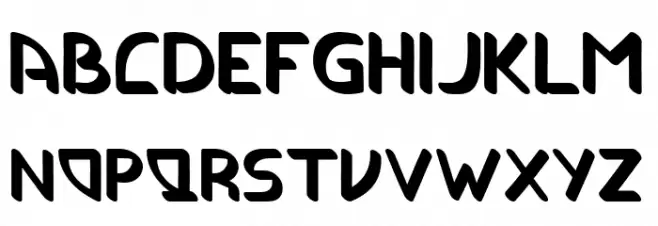 GONDES Schriftart Groß