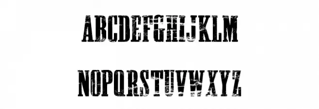 GONNA GETHA PERSONAL USE Regular Шрифта ВЕРХНИЙ