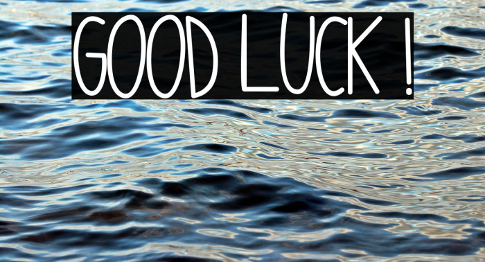 GOOD LUCK ! Example 2