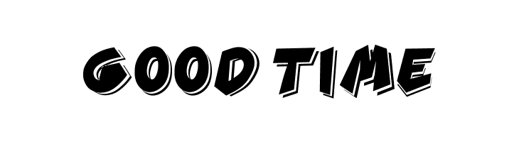 GOOD TIME  Free Fonts Download