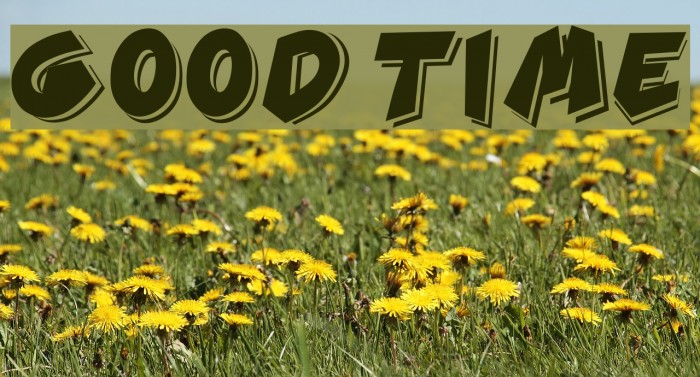 GOOD TIME Font - FFonts.net