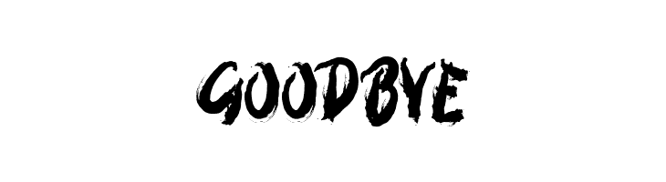 GOODBYE  免费字体下载