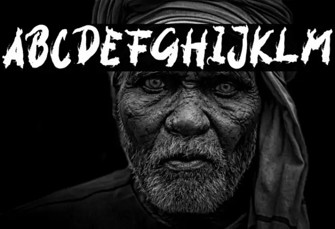 GOODBYE Font examples