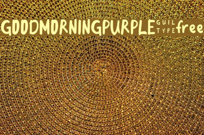 GOODMORNINGPURPLE-free Example 2