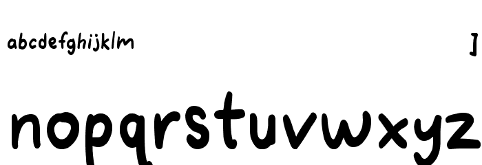 GOODMORNINGPURPLE-free Font LOWERCASE