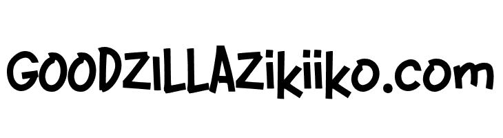 GOODZILLAZ ikiiko.com  Descarca Fonturi Gratis