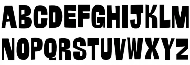 GORG Schriftart Groß