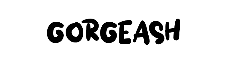 GORGEASH  Frei Schriftart Herunterladen