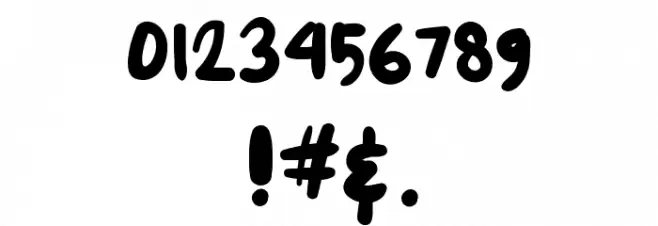 GORGEASH Font OTHER CHARS