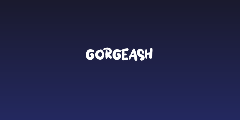 GORGEASH Social Header