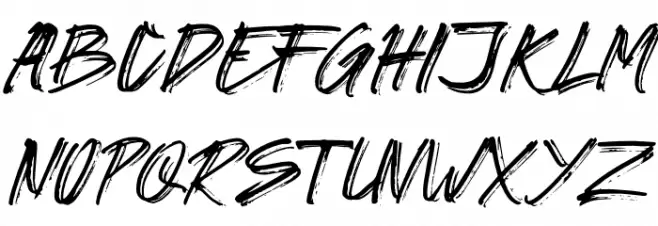 GORILAS Demo Schriftart Groß