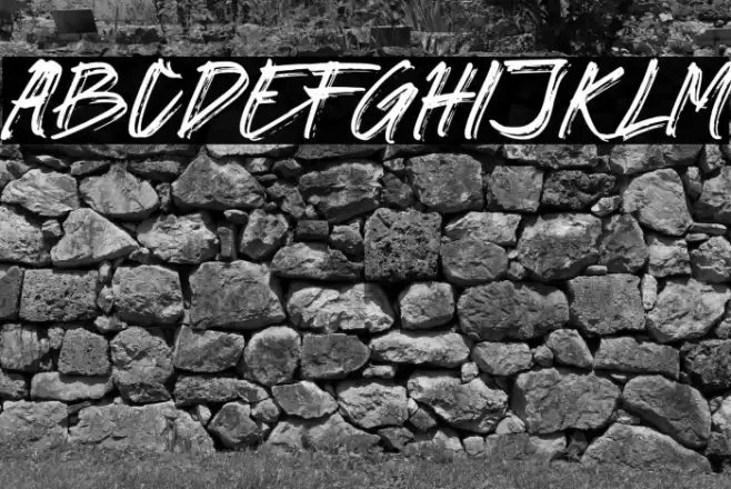 GORILAS Demo Font examples