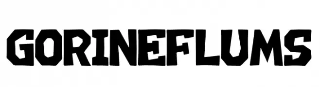 GORINE FLUMS  font caratteri gratis