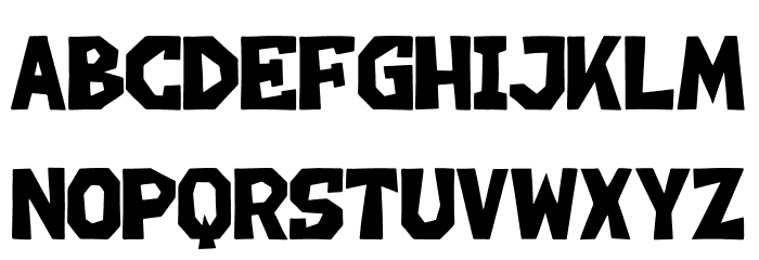 GORINE FLUMS Schriftart Groß