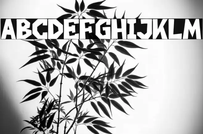 GORINE FLUMS Font examples