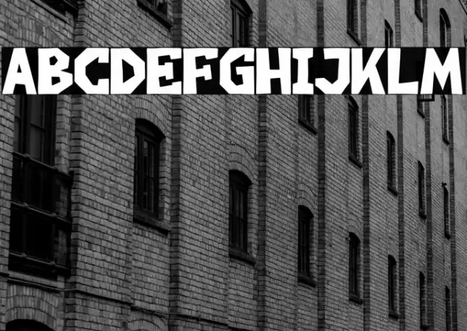 GORINE FLUMS Font examples