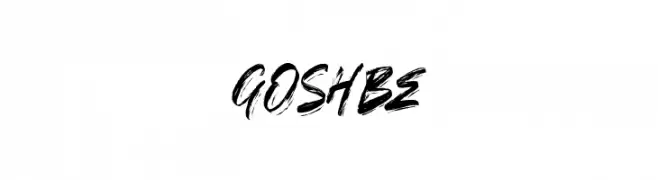 GOSHBE  Frei Schriftart Herunterladen
