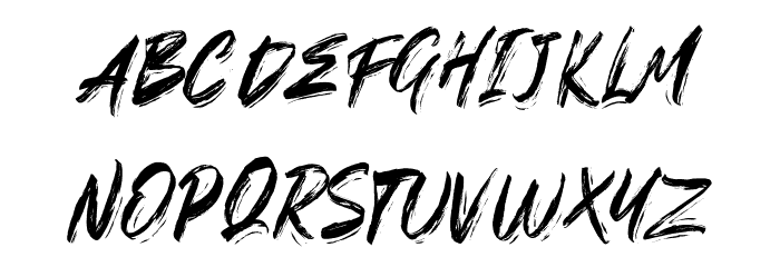 GOSHBE Font LOWERCASE