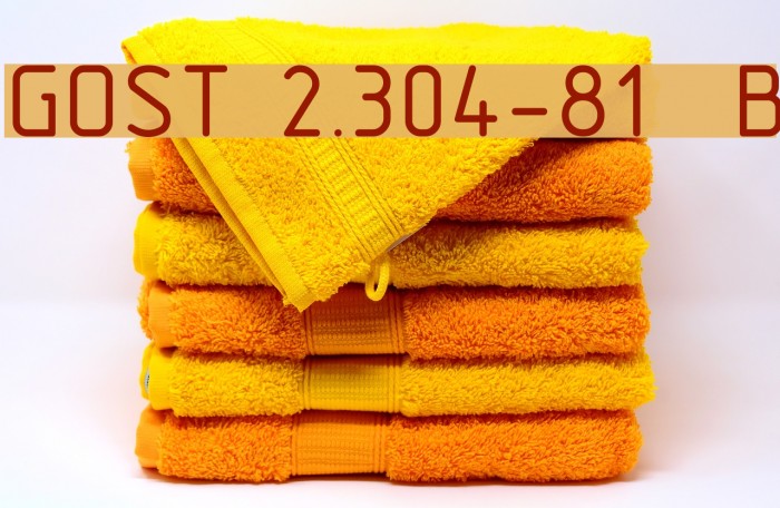 GOST 2.304-81 type B Font examples