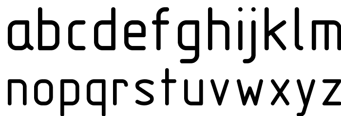 GOST 2.304-81 type B Font LOWERCASE