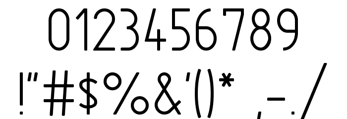 GOSTRUS Type A Font OTHER CHARS