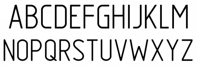 GOSTRUS Type A خط أحرف كبيرة