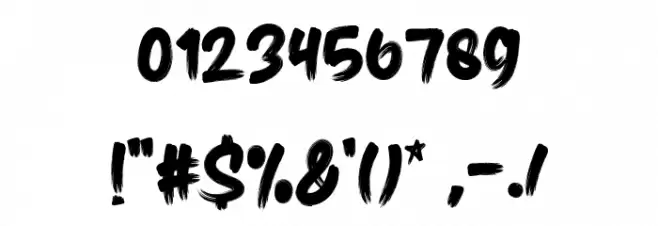 GOURMET Font OTHER CHARS