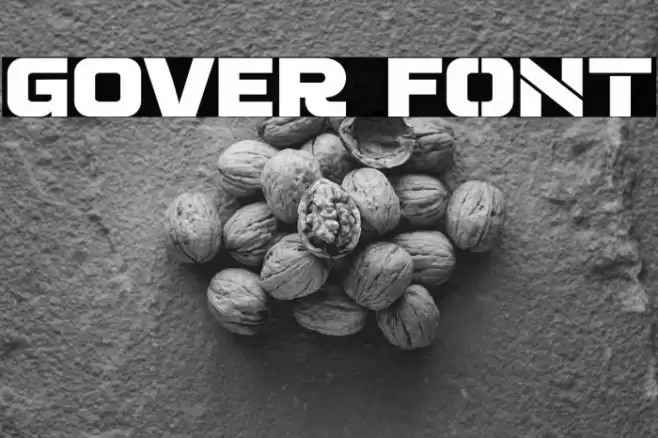 GOVER Font examples