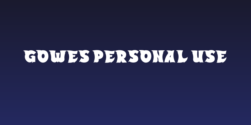 GOWES Personal Use Social Header