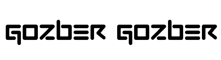 GOZBER GOZBER  Frei Schriftart Herunterladen
