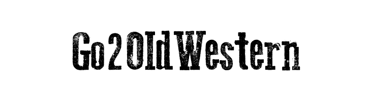 Go 2 Old Western  Frei Schriftart Herunterladen