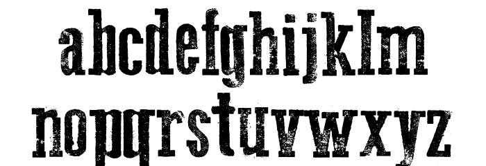 Go 2 Old Western Font LOWERCASE