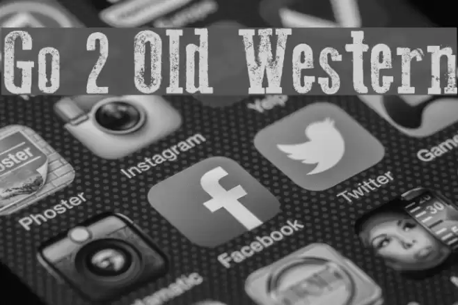 Go 2 Old Western Font examples