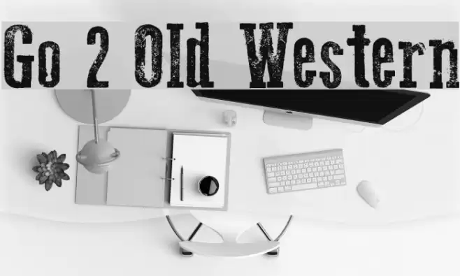 Go 2 Old Western Font examples