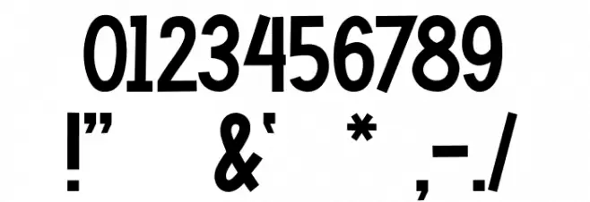 Go Banana Font OTHER CHARS