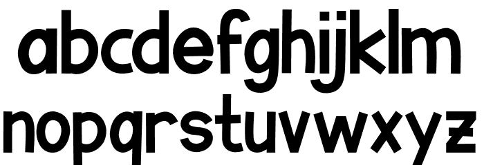 Go Banana Font LOWERCASE